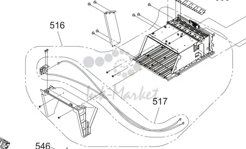 Epson - 1896204 - 1761897 - Left Ink Cartridge Holder