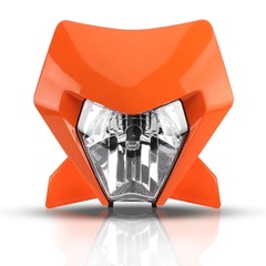 LED Фара KTM 2024-2025 Hengjian, GR8, Koshine, Kews K23 оранжевая