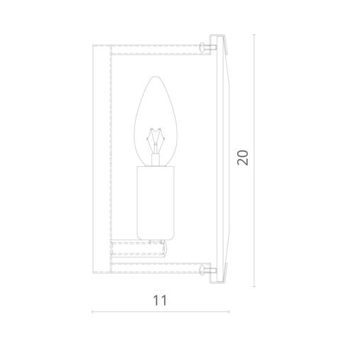Бра Divinare Ostin 1100/02 AP-1