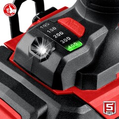 ЗУБР С1-18, 18 В, 400 Н·м, 1 АКБ (4 А·ч), гайковверт ударный, кейс (ГУЛ-410-41)