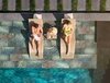 Столик пластиковый для лежака Siesta Contract Ocean Side Table, бежевый