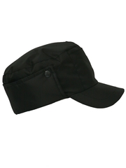 Кепи охранника утеплённая чёрная