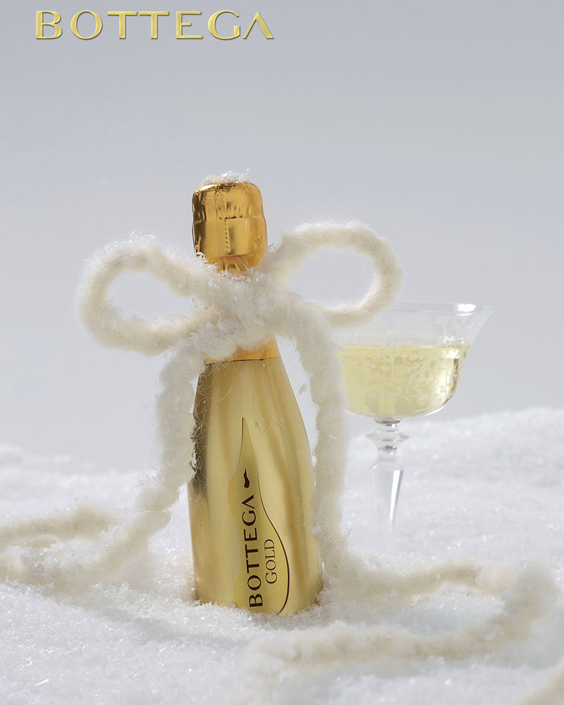Вино Bottega Gold Белое Игристое Просекко Брют 11%, 0,2л