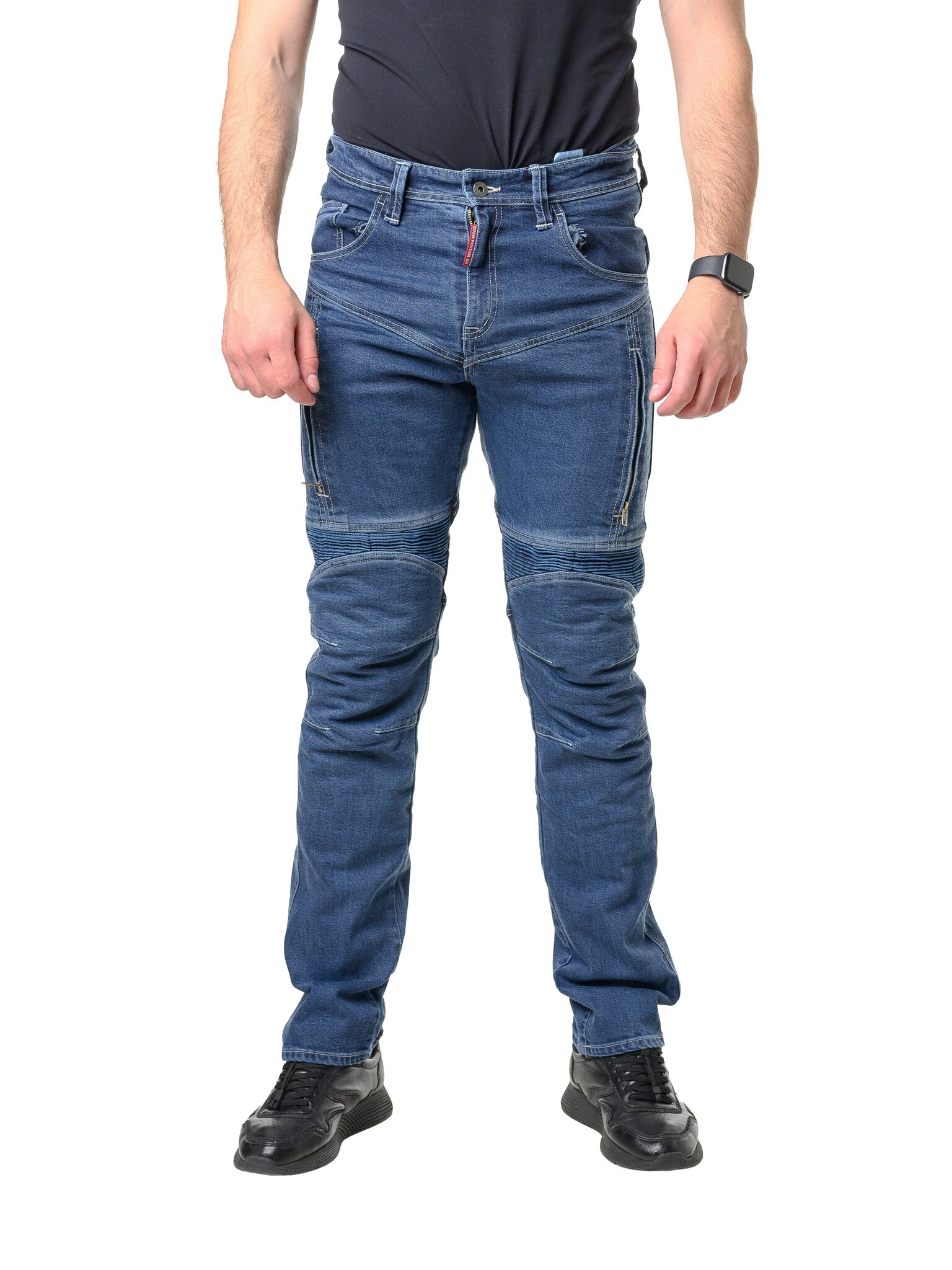 Купить Мотоджинсы с защитой Starks Savage Slim fit Cordura Denim ...