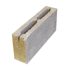 Блок керамзито-бетонный перегородочный 390*90*188 //
