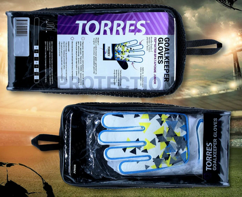 Детские вратарские перчатки TORRES Junior сумка