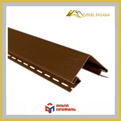 Угол наружный  Альта профиль Т-12 Коричневый 3м