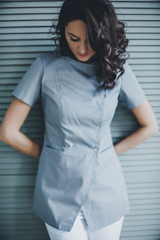 Блуза женская м272-к сансара серый1142