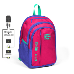 Çanta \ Сумка \ Bag CORAL HIGH SPORT SIRT ÇANTA(USB+AUX SOKETLİ) 23244