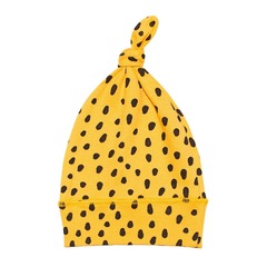 Шапочка с узелком (желтая в крапинку)