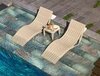 Столик пластиковый для лежака Siesta Contract Ocean Side Table, бежевый