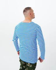 Тельняшка с голубой полосой - Магазин тельняшек.ру 8-800-700-93-18Тельняшка летняя ВДВ (голубая полоса) ТМ 