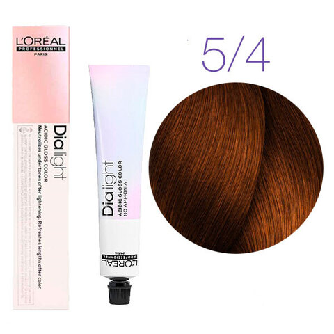 L'Oreal Professionnel Dia light 5.4 (Светлый шатен медный) - Краска для волос