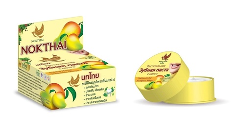 Nokthai Herbal Toothpaste MANGO (Растительная зубная паста С МАНГО),  25 г.