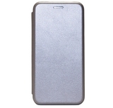 Чехол-книжка из эко-кожи Deppa Clamshell для Huawei Honor X7A (Серебро)