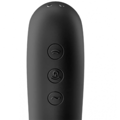 Вибромассажер с вакуумной стимуляцией Satisfyer Dual Kiss черный