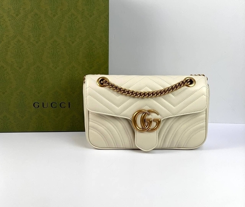 Сумка женская Gucci GG Marmont Small белый