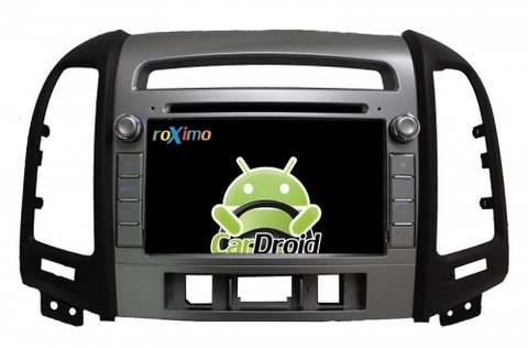 Штатная магнитола на Android 8.0 с DPS для Hyundai Santa Fe 10-12 Roximo CarDroid RD-2008D