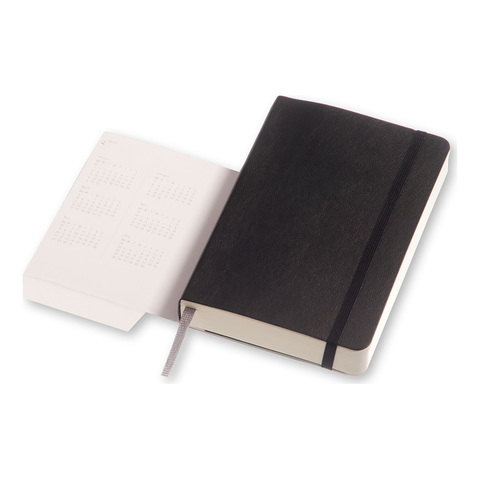 Ежедневник Moleskine Classic Daily Pocket Soft, цвет черный