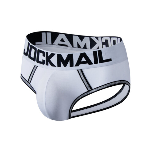 Мужские трусы джоки белые JOCKMAIL JM4044-1