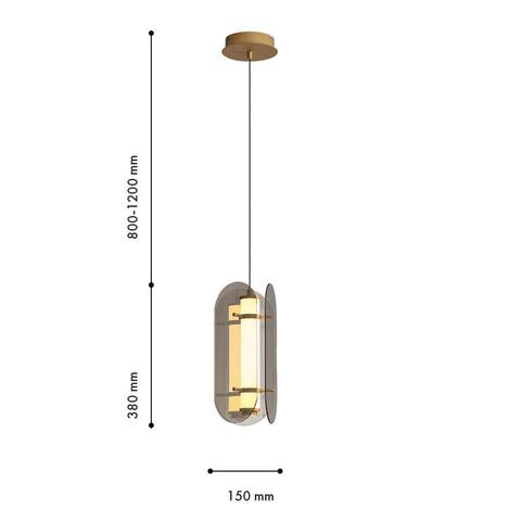 Подвесной светодиодный светильник Favourite Fada 4625-2P