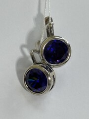 Медио (серьги из серебра)