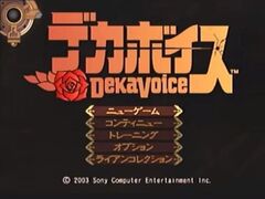 Deka Voice (Playstation 2)