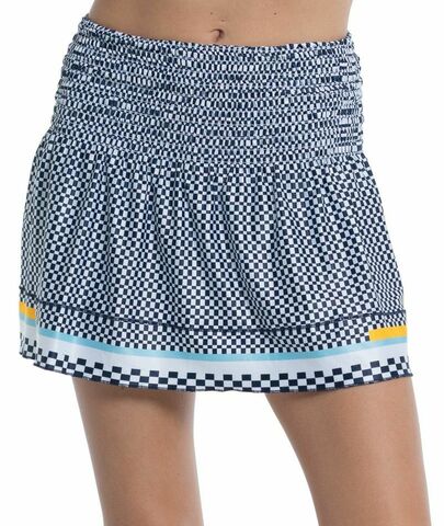 Теннисная юбка Lucky in Love Cool Urbana Long Check Me Out Smock Skirt - midnight
