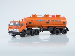 KAMAZ-54112 with semitrailer NEFAZ-96742 orange 1:43 Start Scale Models (SSM)