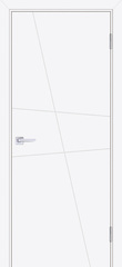 Дверь Смальта-Лайн 02 / Цвет Белый ral 9003 / Двери ТЕКОНА