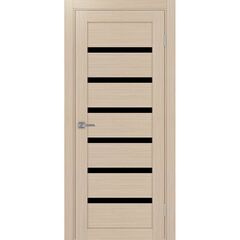 Купить Межкомнатная дверь экошпон Турин 507.12 дуб белёный остеклённая