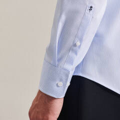 Сорочка мужская Seidensticker Shaped Fit 01.293640-11 в голубую полоску