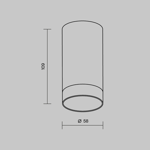 Накладной светодиодный светильник Maytoni Luxe O500CL-L5W3K