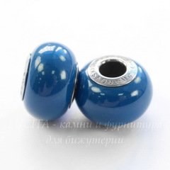 5890 Бусина Сваровски BeCharmed Pearl Crystal Lapis 14х10 мм