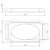 Decor Walther 0924095 Decor Walther KR KS Лоток для расчесок, цвет: Capri Blue