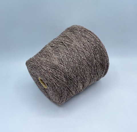 Biagioli Modesto (пр.Италия), art-Lanasetabouret 350м/100 гр. 45% Меринос, 45% Буретный шелк, 10% Полиамид, цвет-Серо-коричневый,твидовый(301), арт.35780