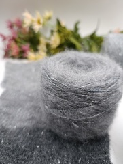 Набор Ombre Grey альпака Pachino brush с люрексом Nodino 240гр