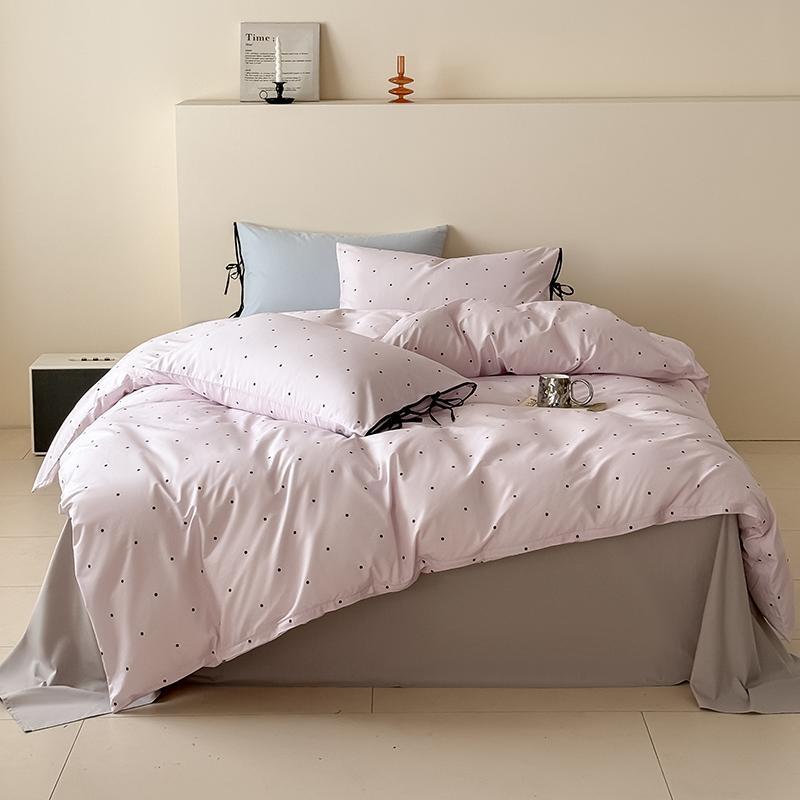 Комплект двуспалка ЕВРО Сатин Сиреневый