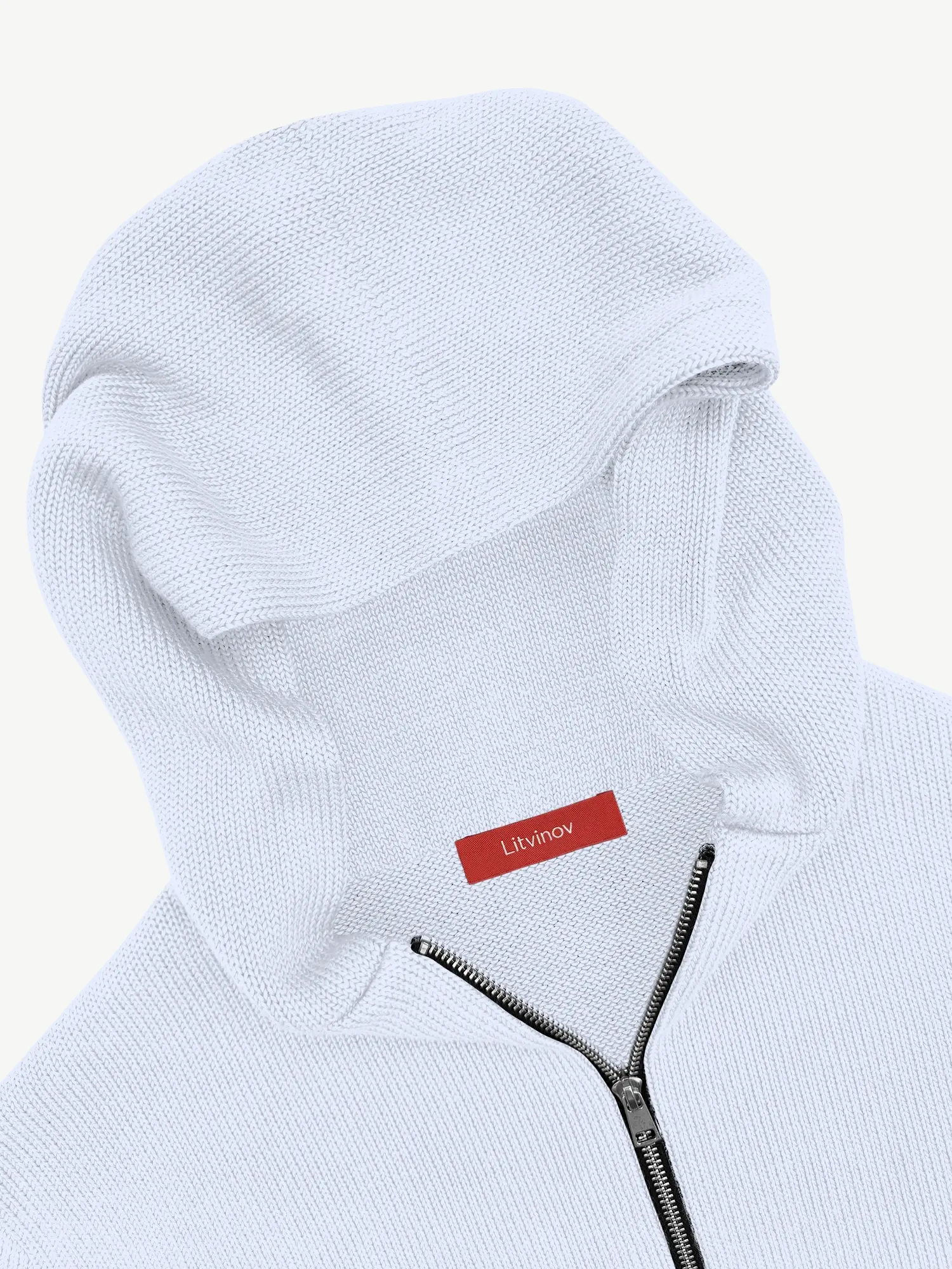 Толстовка на замке из шелка