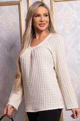 Блуза Маллуя (бежевая) Б14847-4М LT Collection