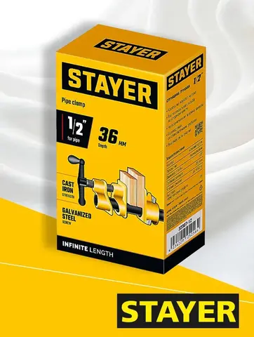 Трубная струбцина STAYER 1/2