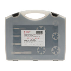 Набор метчиков и плашек 6- гранных G(BSP) 1/8