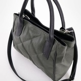 Сумка Саломея 472 македония оливковый + черный