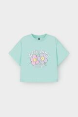 фуфайка  для девочки  КР 302696-1/зеленый ручей к541