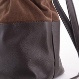 Сумка Саломея 185 эко-замша шоколад