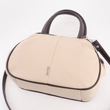 Сумка Саломея 479 леар бежевый + шоколад