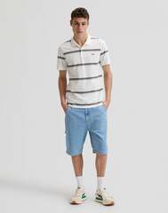 Поло мужское LEE PIQUE POLO HALOGEN SAFARI STRIPE
