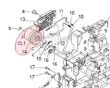 Муфта электромагнитная Konica Minolta 162 9322130011