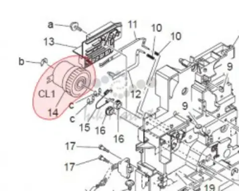 Муфта электромагнитная Konica Minolta 162 9322130011