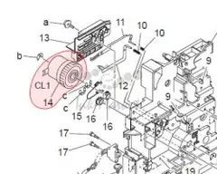 Муфта электромагнитная Konica Minolta 162 9322130011